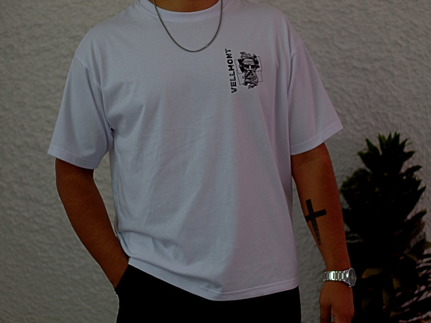 POLO OVERSIZE BLANCO