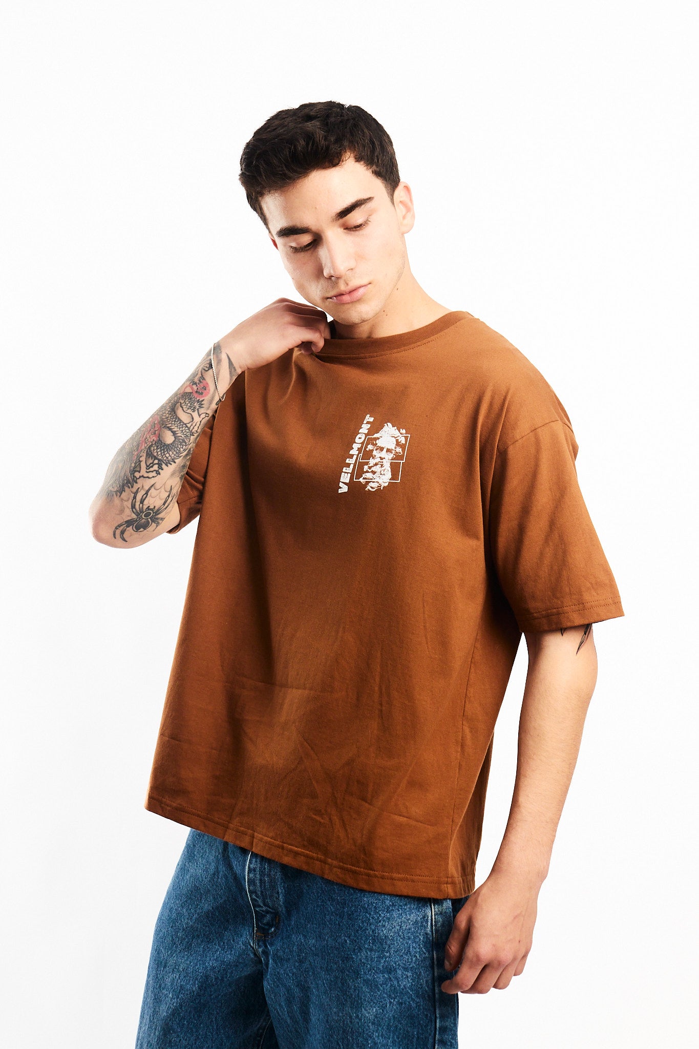 POLO OVERSIZE CAMELLO SERENITY