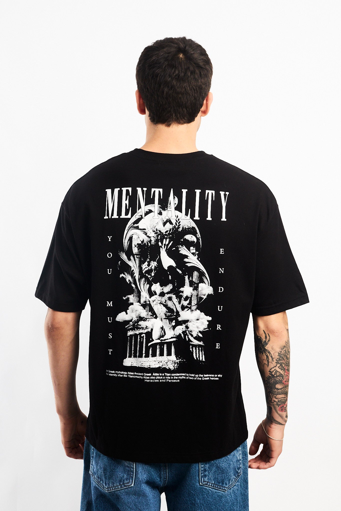 POLO OVERSIZE NEGRO MENTALITY