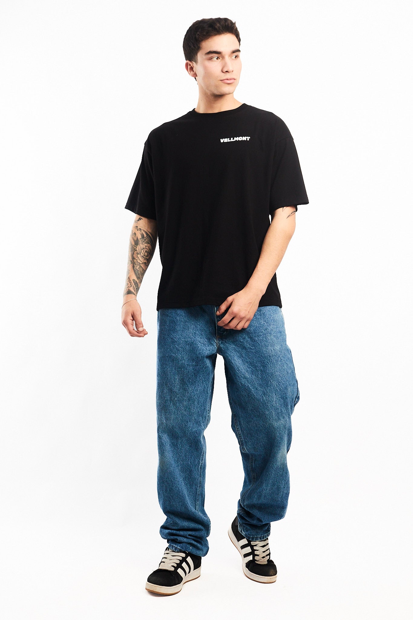 POLO OVERSIZE NEGRO PLEASANT